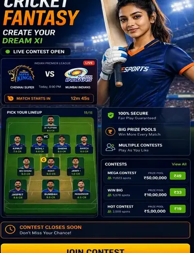 Hero11 (hero11) fantasy cricket & matchday visual 3